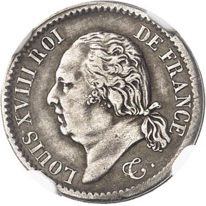 Louis XVIII (1814-1824). 1/4 franc 1817, I, Limoges.