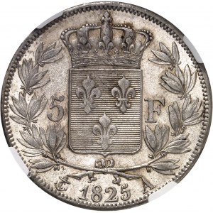 Charles X (1824-1830). 5 francs, 1er type 1825, A, Paris.