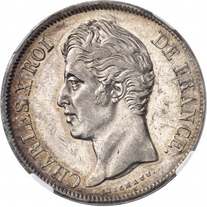 Charles X (1824-1830). 5 francs, 2e type 1828, A, Paris.