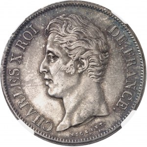 Charles X (1824-1830). 5 francs, 2e type 1830, A, Paris.