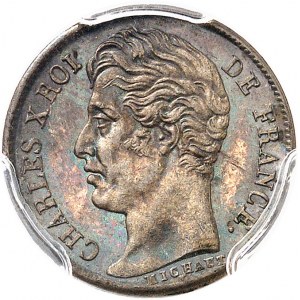 Charles X (1824-1830). 1/2 franc 1828, A, Paris.