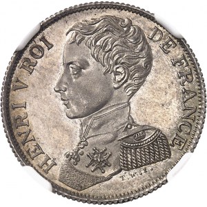 Henri V (1820-1883). 1 franc TWI 1832, Bruxelles (Würden) ?