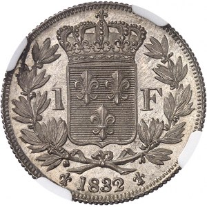 Henri V (1820-1883). 1 franc TWI 1832, Bruxelles (Würden) ?