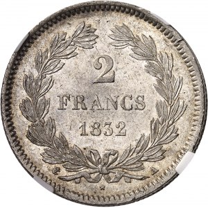 Louis-Philippe Ier (1830-1848). 2 francs 1832, A, Paris.
