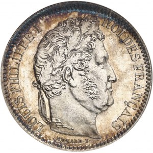 Louis-Philippe Ier (1830-1848). 2 francs, Flan bruni (PROOF) 1848, A, Paris.
