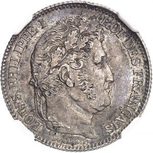 Louis-Philippe Ier (1830-1848). 1 franc tête laurée 1846, BB, Strasbourg.
