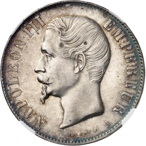 Second Empire / Napoléon III (1852-1870). 5 francs tête nue 1854, A, Paris.