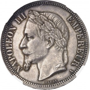 Second Empire / Napoléon III (1852-1870). 5 francs tête laurée 1862, A, Paris.