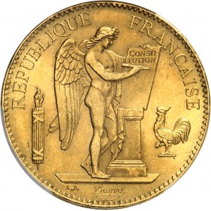IIIe République (1870-1940). 100 francs Génie 1882, A, Paris.