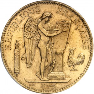 IIIe République (1870-1940). 100 francs Génie 1900, A, Paris.