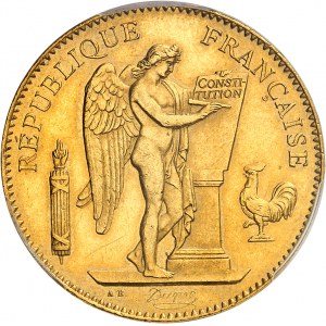 IIIe République (1870-1940). 50 francs Génie 1878, A, Paris.