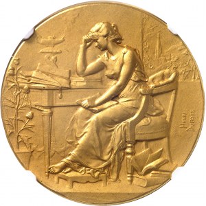 IIIe République (1870-1940). Médaille d’Or, Comité de vaccine du département du Nord, par Henri Dubois 1899, Paris.