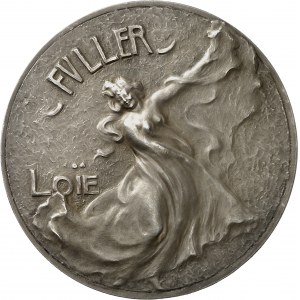 IIIe République (1870-1940). Médaille, Loïe Fuller par Pierre Roche, SAMF n° 57 1900, Paris.