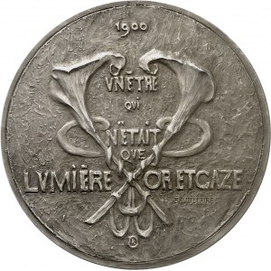 IIIe République (1870-1940). Médaille, Loïe Fuller par Pierre Roche, SAMF n° 57 1900, Paris.