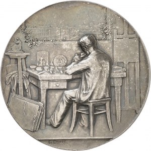 IIIe République (1870-1940). Médaille, la Glyptique ou la gravure en médailles par Georges Dupré, SAMF n° 25 1902, Paris.