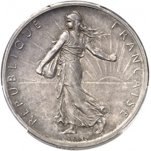IIIe République (1870-1940). Présérie (avec ESSAI) de 2 francs Semeuse au gros 2 et tranche lisse 1898, Paris.