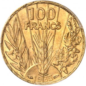 IIIe République (1870-1940). 100 francs Bazor 1935, Paris.