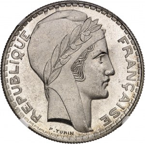 IIIe République (1870-1940). 20 francs Turin 1939, Paris.