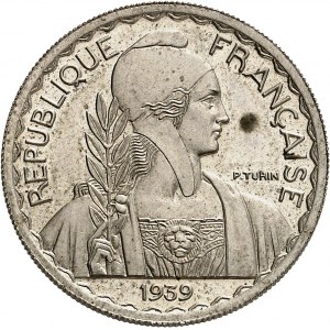 IIIe République (1870-1940). Essai de 10 francs Turin hybride 25 mm et poids 6,5 g 1929-1939, Paris.