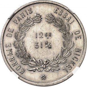 IIIe République (1870-1940). Essai de 5 francs par Lavrillier, au type Cérès et Oudiné 18-- (1933), A, Paris.