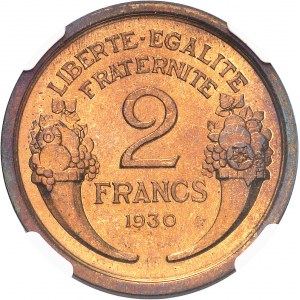 IIIe République (1870-1940). Présérie de 2 francs Morlon, sans différents 1930, Paris.
