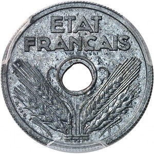 État Français (1940-1944). Essai de DIX centimes, grand module 1941, Paris.