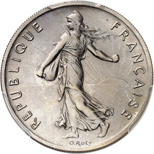Ve République (1958 à nos jours). Épreuve de 5 francs Semeuse 1969, Paris.
