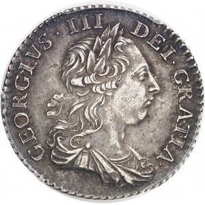 Georges III (1760-1820). Shilling dit Northumberland shilling 1763, Londres.