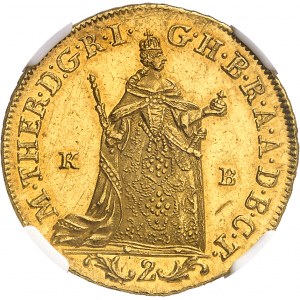 Marie-Thérèse (1740-1780). 2 ducats 1765, KB, Kremnitz (Körmöcbánya).