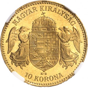 François-Joseph Ier (1848-1916). 10 korona 1906, KB, Kremnitz (Körmöcbánya).