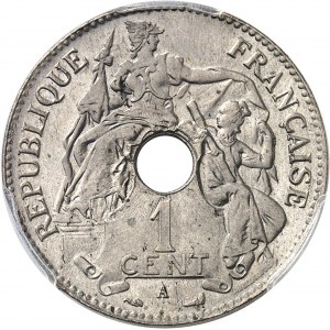 IIIe République (1870-1940). Présérie de 1 cent en maillechort 1897, A, Paris.