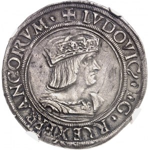 Milan (duché de), Louis XII (1498-1515). Gros royal d’argent de douze à quinze sous ND (1499-1512), Milan.