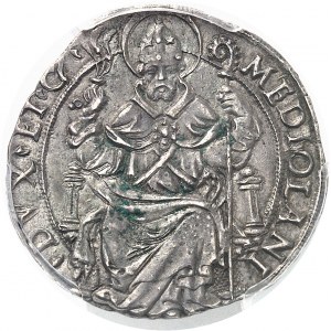 Milan (duché de), Louis XII (1498-1515). Gros royal d’argent de six sous ND (1499-1512), Milan.