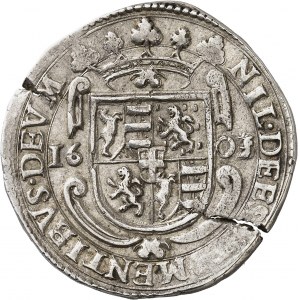 Savoie, Charles Emmanuel I (1580-1630). Demi-ducaton, 3e type 1605/3 ?, T, Turin.