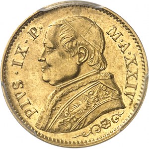 Vatican, Pie IX (1846-1878). 10 lire An XXIV - 1869, R, Rome.