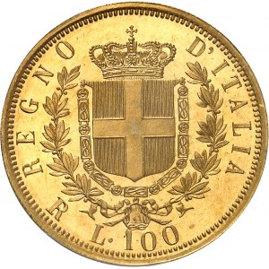 Victor-Emmanuel II (1861-1878). 100 lire 1878, R, Rome.