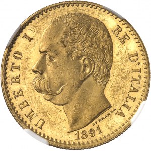 Umberto I (1878-1900). 50 lire 1891, R, Rome.