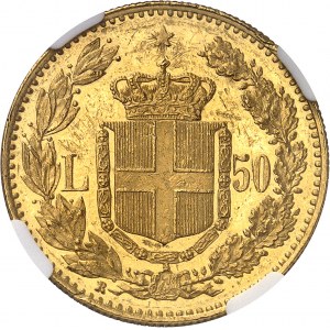 Umberto I (1878-1900). 50 lire 1891, R, Rome.