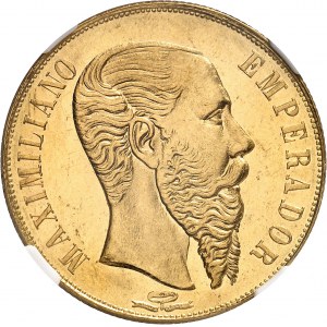Maximilien Ier (1864-1867). 20 pesos 1866, M°, Mexico.