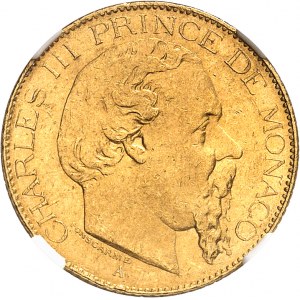 Charles III (1853-1889). 20 (vingt) francs 1879, A, Paris.