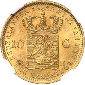 Guillaume I (1815-1840). 10 gulden (10 florins) 1825, B, Bruxelles.