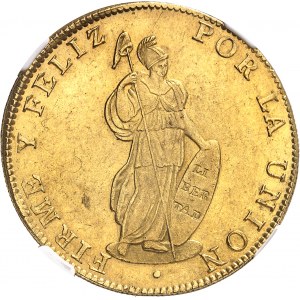 République du Pérou (depuis 1821). 8 escudos 1830 G, Cuzco.