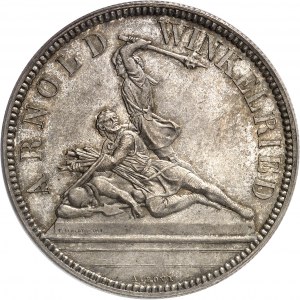 Nidwald (canton de). Module de 5 francs commémoratif, concours de tir de Stans 1861.