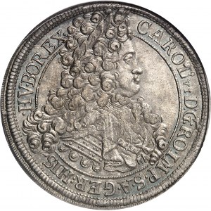 Charles VI (1711-1740). Thaler 1715, Karlsburg