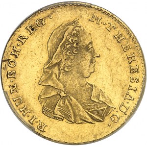 Marie-Thérèse (1740-1780). 2 ducats 1777 HS, Karlsbourg (Alba Iulia).