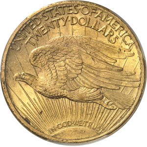 République fédérale des États-Unis d’Amérique (1776-à nos jours). 20 dollars Saint-Gaudens 1924, S, San Francisco.