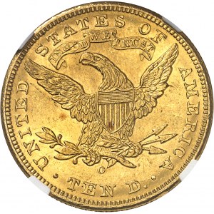 République fédérale des États-Unis d’Amérique (1776-à nos jours). 10 dollars Liberty 1893, O, La Nouvelle-Orléans.
