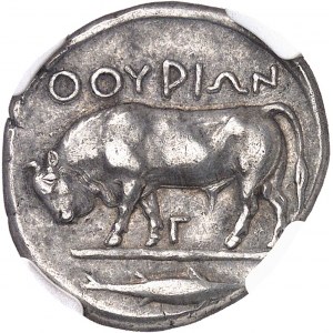 Lucanie, Thurium. Statčre ou nomos ND (443-400 av. J.-C.), Thurium.