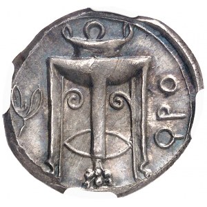 Bruttium, Crotone. Statčre ou nomos ND (425-350 av. J.-C.), Crotone.