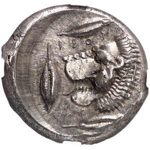Sicile, Leontini. Tétradrachme ND (c.430-425 av. J.-C.), Leontini.